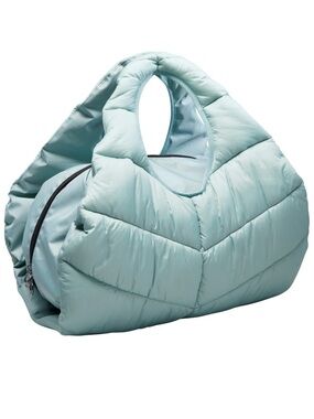 ✨ TRENDING: Decathlon "Doudoune" Puffer Gym-to-Street Bag ✨ mint green